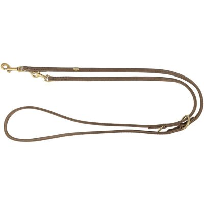 Trixie Smycz przepinana Pure, dla psa, skórzana, XS–S: 2 m/10 mm, brązowa (S, XS, Hund, Allgemein), Halsband + Leine Trixie Smycz przepinana Pure, dla psa, skórzana, XS–S: 2 m/10 mm, brązowa (S, XS, Hund, Allgemein), Halsband + Leine