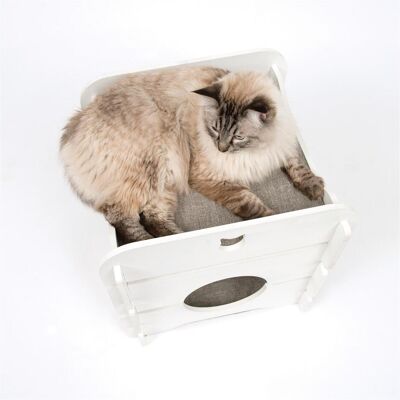 Catit Katzenmöbel Vesper Cottage (49 cm, Weiss), Katzenbaum Catit Katzenmöbel Vesper Cottage (49 cm, Weiss), Katzenbaum