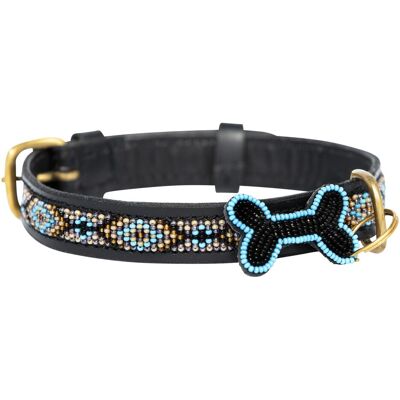 Kampuni Hundehalsbånd Skinny Ombima turkis large, 61x2,1 cm (Hund), Halsband + Leine Kampuni Hundehalsbånd Skinny Ombima turkis large, 61x2,1 cm (Hund), Halsband + Leine