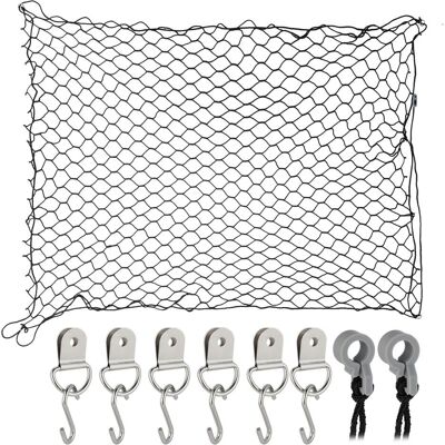 RELAXDAYS Autohundegitter - 100x100 cm, Schwarz, Universell, Einfach zu installieren RELAXDAYS Autohundegitter - 100x100 cm, Schwarz, Universell, Einfach zu installieren