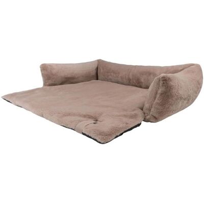 District 70 NUZZLE - Zachte Mand Voor Op De Bank - Small: 65 x 75 cm - Taupe (Hund), Hundebett + Katzenbett District 70 NUZZLE - Zachte Mand Voor Op De Bank - Small: 65 x 75 cm - Taupe (Hund), Hundebett + Katzenbett