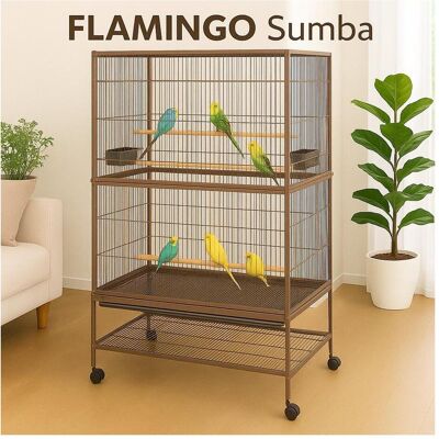 Flamingo Voliera Sumba Taupe, Vogelkäfig + Voliere Flamingo Voliera Sumba Taupe, Vogelkäfig + Voliere