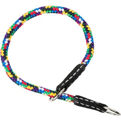 Barry King Obroża dla psa, zaciskowa, sznurek, 12MM/60CM multikolor (Hund), Halsband + Leine Barry King Obroża dla psa, zaciskowa, sznurek, 12MM/60CM multikolor (Hund), Halsband + Leine
