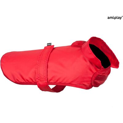 amiplay Raincoat Bristol Chihuahua 23cm Red (Hunderegenmantel), Hundebekleidung amiplay Raincoat Bristol Chihuahua 23cm Red (Hunderegenmantel), Hundebekleidung