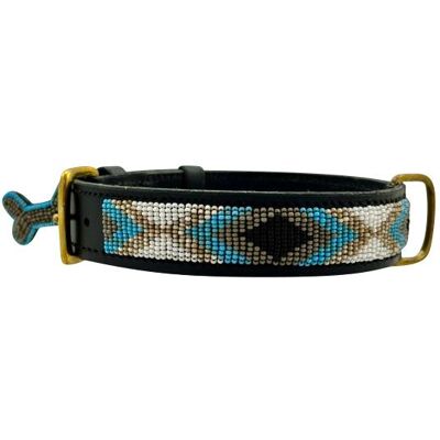 Kampuni Hundehalsbånd Brecelets turkis large, 61x3,8 cm (Hund), Halsband + Leine Kampuni Hundehalsbånd Brecelets turkis large, 61x3,8 cm (Hund), Halsband + Leine