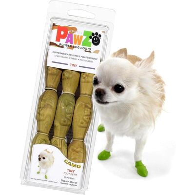 Magni PawZ - Rubber Dog Boots - camouflage - Tiny - 12 pcs (Hundeschuhe), Hundebekleidung Magni PawZ - Rubber Dog Boots - camouflage - Tiny - 12 pcs (Hundeschuhe), Hundebekleidung
