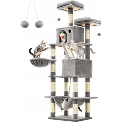 Mozo Mozos Duży drapak - wieża dla kota 206cm (Katze), Hundebett + Katzenbett Mozo Mozos Duży drapak - wieża dla kota 206cm (Katze), Hundebett + Katzenbett