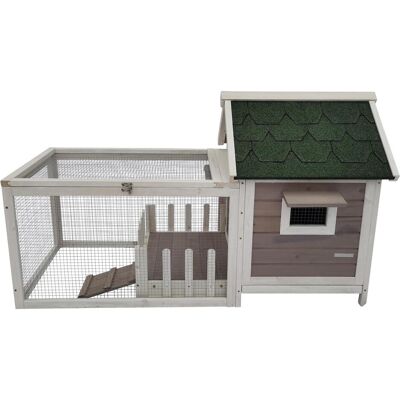 Companion rabbit hutch 146x74x82,5 cm, hvid/grøn, Gehege Companion rabbit hutch 146x74x82,5 cm, hvid/grøn, Gehege