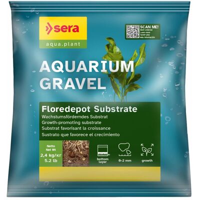Sera Aquarium Gravel floredepot substrate, podłoże, do akwarium, 2,4 kg, worek (Bodengrund), Aquarium Dekoration Sera Aquarium Gravel floredepot substrate, podłoże, do akwarium, 2,4 kg, worek (Bodengrund), Aquarium Dekoration