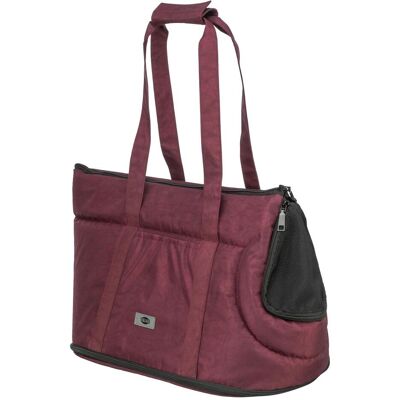 Trixie Bag Riva, 26 × 30 × 45 cm, sangria (Hund, Atmungsaktiv), Tiertransport Trixie Bag Riva, 26 × 30 × 45 cm, sangria (Hund, Atmungsaktiv), Tiertransport