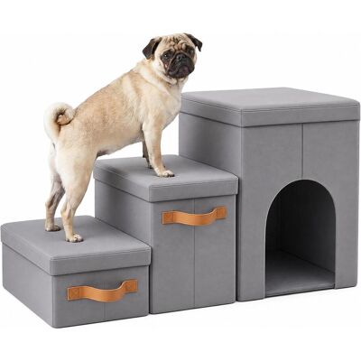 Relaxdays Hundetreppe (Hund, Katze, Faltbar), Tiertransport Relaxdays Hundetreppe (Hund, Katze, Faltbar), Tiertransport