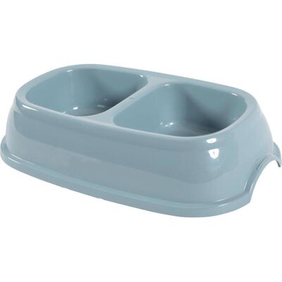 Zolux DBLE NS PL BOWL 0.2LX2 BLUE (20 cl), Futternapf Zolux DBLE NS PL BOWL 0.2LX2 BLUE (20 cl), Futternapf