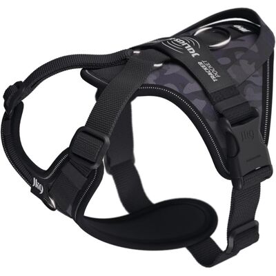 Julius-K9 K9 Longwalk light sele w/handle+trackerpocket,Night Camo,XS (XS, Hund, Spazieren), Halsband + Leine Julius-K9 K9 Longwalk light sele w/handle+trackerpocket,Night Camo,XS (XS, Hund, Spazieren), Halsband + Leine