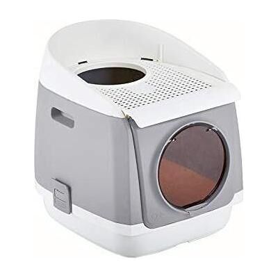 S&S - Katzentoilette Cat Residence - Grau - 54.9 x 45.9 x 49.2 cm, Katzenklo S&S - Katzentoilette Cat Residence - Grau - 54.9 x 45.9 x 49.2 cm, Katzenklo