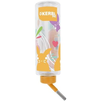 Kerbl Trinkflasche Pet – 500 ml Fassung (Transparent mit Hasenaufdruck, aus Kunststoff/Edelsta (50 cl), Futternapf Kerbl Trinkflasche Pet – 500 ml Fassung (Transparent mit Hasenaufdruck, aus Kunststoff/Edelsta (50 cl), Futternapf
