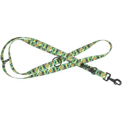 Barry King Smycz regulowana taśma dla psa Tropical, 16mm/220cm (Hund), Halsband + Leine Barry King Smycz regulowana taśma dla psa Tropical, 16mm/220cm (Hund), Halsband + Leine
