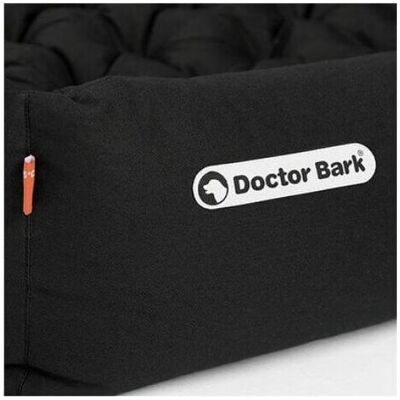 Doctor Bark Bett mit Einlegekissen schwarz XL (Hund), Hundebett + Katzenbett Doctor Bark Bett mit Einlegekissen schwarz XL (Hund), Hundebett + Katzenbett