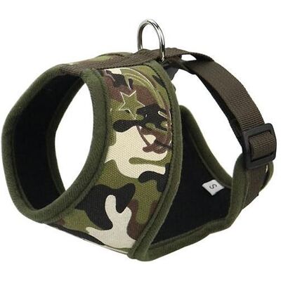 Barry King Szelki dla psa, moro wzór, L, ob.szyi 34cm/ob.klatki 49-63cm (L, Hund), Halsband + Leine Barry King Szelki dla psa, moro wzór, L, ob.szyi 34cm/ob.klatki 49-63cm (L, Hund), Halsband + Leine