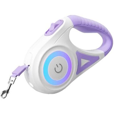 Rojeco Dog Automatic Leash LED 5 m (purple) (Hund, Katze, Allgemein), Halsband + Leine Rojeco Dog Automatic Leash LED 5 m (purple) (Hund, Katze, Allgemein), Halsband + Leine