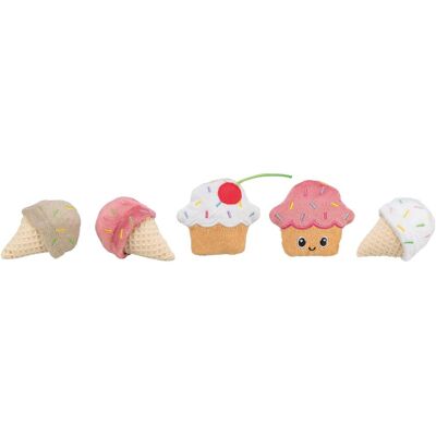 Trixie Ijsje Of Cupcake Pluche Met Catnip (assortiert - 1 Stück) (Plüschspielzeug Katze), Katzenspielzeug Trixie Ijsje Of Cupcake Pluche Met Catnip (assortiert - 1 Stück) (Plüschspielzeug Katze), Katzenspielzeug