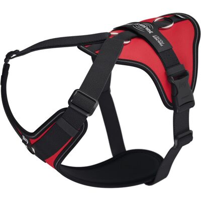 Julius-K9 K9 Longwalk light sele w/trackerpocket,Red,2XL (XXL, Hund), Halsband + Leine Julius-K9 K9 Longwalk light sele w/trackerpocket,Red,2XL (XXL, Hund), Halsband + Leine