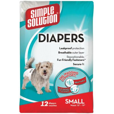 Simple Solution Wegwerfwindeln - Klein - Auslaufsicher, Saugsfähig, Verstellbar Simple Solution Wegwerfwindeln - Klein - Auslaufsicher, Saugsfähig, Verstellbar