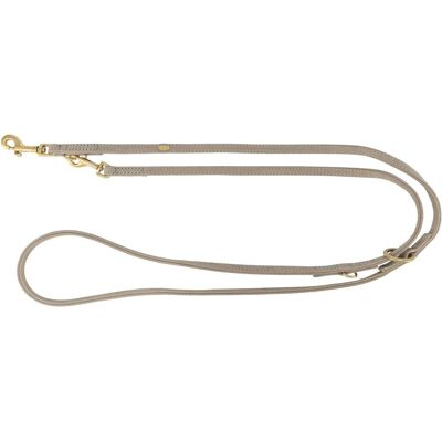 Trixie Smycz przepinana Pure, dla psa, skórzana, XS–S: 2 m/10 mm, jasnoszara (Hund, Allgemein), Halsband + Leine Trixie Smycz przepinana Pure, dla psa, skórzana, XS–S: 2 m/10 mm, jasnoszara (Hund, Allgemein), Halsband + Leine