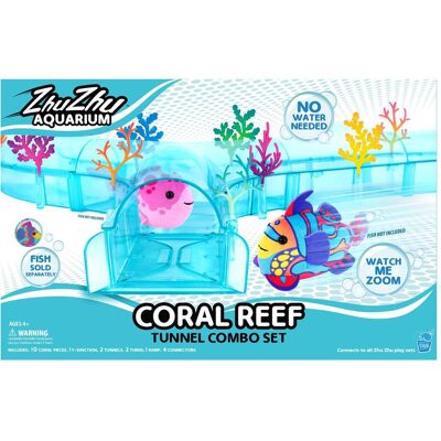 Zhu Zhu Pets Zhu Zhu Aquarium Koralrev Tunnel Kombisaet Zhu Zhu Pets Zhu Zhu Aquarium Koralrev Tunnel Kombisaet
