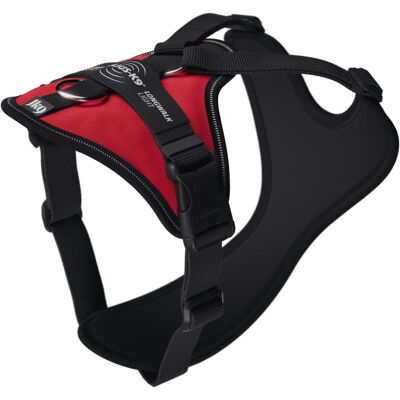 Julius-K9 K9 Longwalk light sele w/trackerpocket,Red,M (M, Hund), Halsband + Leine Julius-K9 K9 Longwalk light sele w/trackerpocket,Red,M (M, Hund), Halsband + Leine