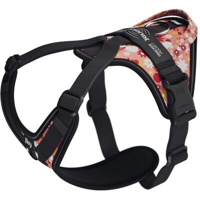 Julius-K9 K9 Longwalk light sele w/handle+trackerpocket,Pink flower,S (S, Hund, Allgemein), Halsband + Leine Julius-K9 K9 Longwalk light sele w/handle+trackerpocket,Pink flower,S (S, Hund, Allgemein), Halsband + Leine