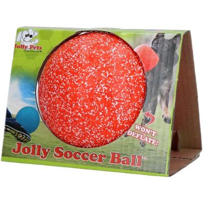 Petsexclusive Jolly Soccer Ball 15cm Orange/White - Pet Soccer Ball Petsexclusive Jolly Soccer Ball 15cm Orange/White - Pet Soccer Ball