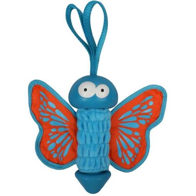 Coockoo Lily Gummi-Schmetterling Orange - Hundespielzeug Coockoo Lily Gummi-Schmetterling Orange - Hundespielzeug