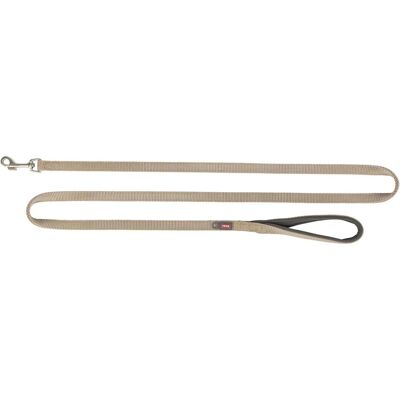 Trixie Hondenriem Premium Extra Lang Zand - 180X2 Cm (Hund, Spazieren), Halsband + Leine Trixie Hondenriem Premium Extra Lang Zand - 180X2 Cm (Hund, Spazieren), Halsband + Leine