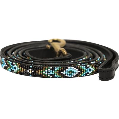 Kampuni Hundeline Terese turkis micro, 150x1,2 cm (Hund, Spazieren), Halsband + Leine Kampuni Hundeline Terese turkis micro, 150x1,2 cm (Hund, Spazieren), Halsband + Leine