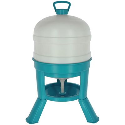 Kerbl Geflügeltränke 30 Liter, türkis weiss, ø51,5cmx72,5cm Höhe, Vogelhaus Kerbl Geflügeltränke 30 Liter, türkis weiss, ø51,5cmx72,5cm Höhe, Vogelhaus