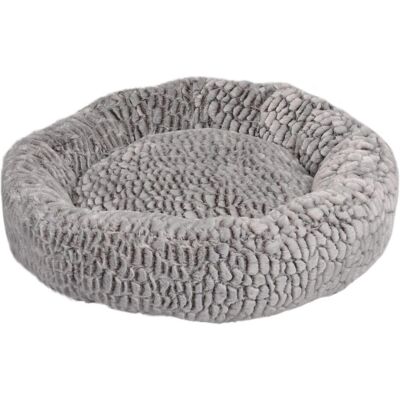 Flamingo Mand Snoozzy Rond - Grijs - 70 x 70 x 18 cm - Zachte Mand voor Honden en Katten (Hund), Hundebett + Katzenbett Flamingo Mand Snoozzy Rond - Grijs - 70 x 70 x 18 cm - Zachte Mand voor Honden en Katten (Hund), Hundebett + Katzenbett