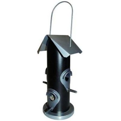 Ryom foderautomat t/fuglebl. rund metal 25 cm, Vogelhaus Ryom foderautomat t/fuglebl. rund metal 25 cm, Vogelhaus