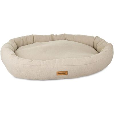 PETS Collection Legowisko dla psa, owalne, beowe, 86*63*12cm, z zamkiem (Hund, Katze), Hundebett + Katzenbett PETS Collection Legowisko dla psa, owalne, beowe, 86*63*12cm, z zamkiem (Hund, Katze), Hundebett + Katzenbett