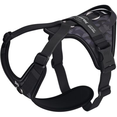 Julius-K9 K9 Longwalk light sele w/handle+trackerpocket,Night Camo,S (S, Hund), Halsband + Leine Julius-K9 K9 Longwalk light sele w/handle+trackerpocket,Night Camo,S (S, Hund), Halsband + Leine