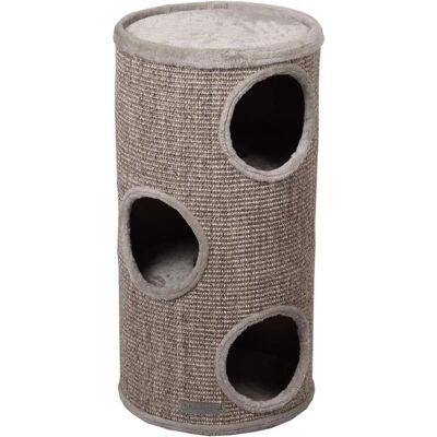 Flamingo Kradsemiljø Barrel Greta M (70 cm, Grau, Hellbraun, Natur), Katzenbaum Flamingo Kradsemiljø Barrel Greta M (70 cm, Grau, Hellbraun, Natur), Katzenbaum