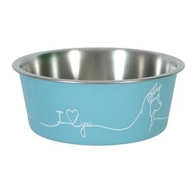Zolux Love Dog Blaue Rutschfeste Hundenapf 750ml Zolux Love Dog Blaue Rutschfeste Hundenapf 750ml