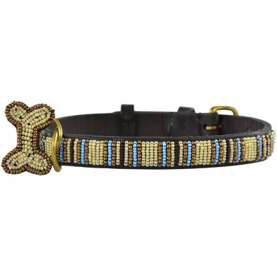 Kampuni Hundehalsbånd Skinny blå nile large, 61x2,1 cm (Hund), Halsband + Leine Kampuni Hundehalsbånd Skinny blå nile large, 61x2,1 cm (Hund), Halsband + Leine