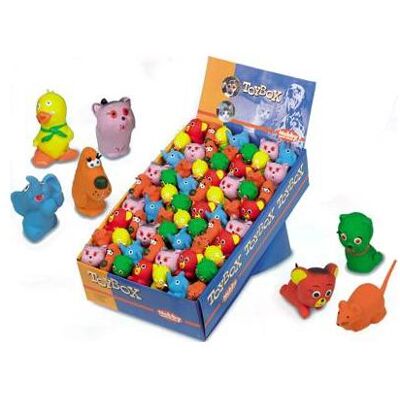 Nobby Tierfiguren aus Latex, 5-6 cm, assortiert, Hundespielzeug Nobby Tierfiguren aus Latex, 5-6 cm, assortiert, Hundespielzeug