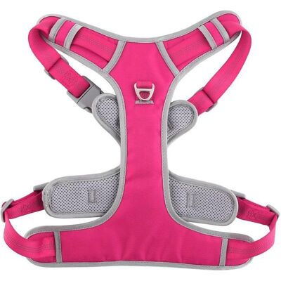 Gloria Consumer electronics OEM Dog harness OXFORD B size M pink grey (M, Hund, Spazieren), Halsband + Leine Gloria Consumer electronics OEM Dog harness OXFORD B size M pink grey (M, Hund, Spazieren), Halsband + Leine