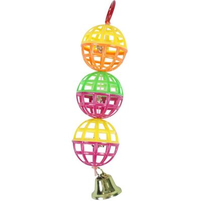 6x EBI Spielbälle mit Glöckchen, Vogelheimeinrichtung 6x EBI Spielbälle mit Glöckchen, Vogelheimeinrichtung