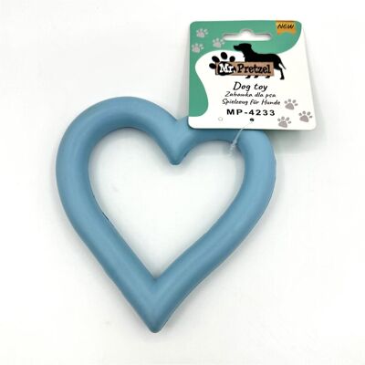 Mr. Pretzel Gummikauspielzeug Herz für Hunde (Welpenspielzeug), Hundespielzeug Mr. Pretzel Gummikauspielzeug Herz für Hunde (Welpenspielzeug), Hundespielzeug