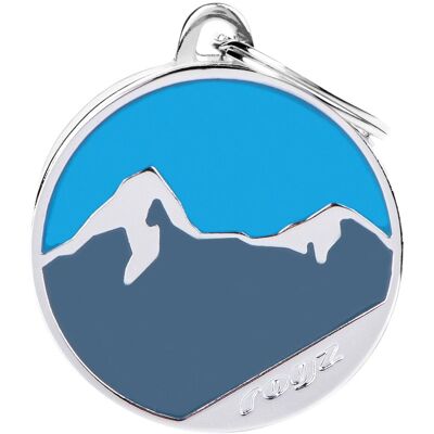 Rogz Mönch & Jungfrau Hunde-ID-Tag, Durchmesser 3cm (1 Stk) (Hund), Halsband + Leine Rogz Mönch & Jungfrau Hunde-ID-Tag, Durchmesser 3cm (1 Stk) (Hund), Halsband + Leine