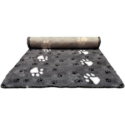 Companion ProFleece grå m. sorte poter 100x75 cm (Hund), Hundebett + Katzenbett Companion ProFleece grå m. sorte poter 100x75 cm (Hund), Hundebett + Katzenbett