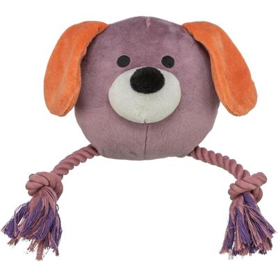 Trixie Dog with rope, plush/rope, 27 cm (Plüschspielzeug Hund), Hundespielzeug Trixie Dog with rope, plush/rope, 27 cm (Plüschspielzeug Hund), Hundespielzeug