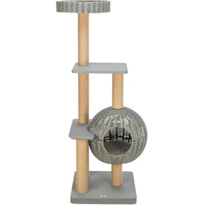 Trixie Outdoor scratching post Amalia, large, 143 cm, grey (143 cm, Grey), Katzenbaum Trixie Outdoor scratching post Amalia, large, 143 cm, grey (143 cm, Grey), Katzenbaum